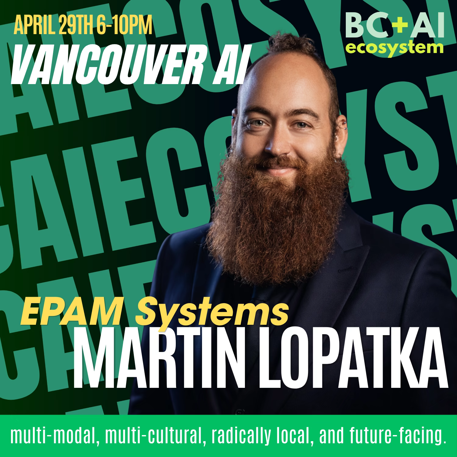 四月讲者 — Martin Lopatka